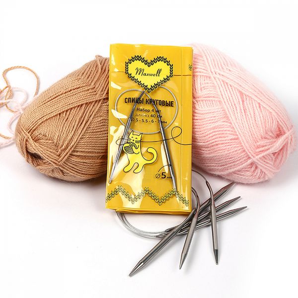 Набор круговых спиц Maxwell Gold 4 шт длина 40см 5-5.5-6-7мм