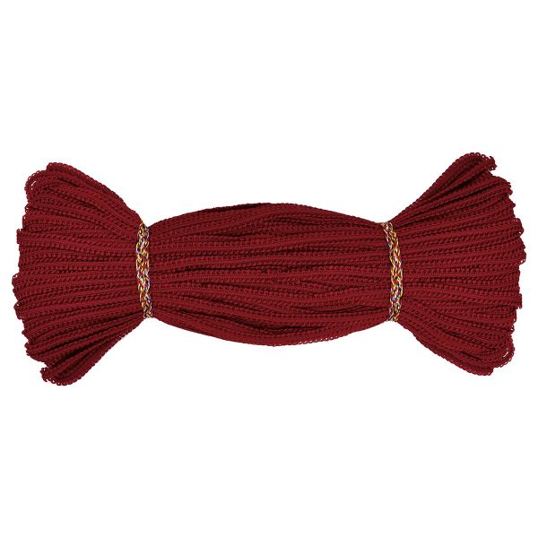 Шнур отделочный сороконожка ⌀5.0 мм / 30 метров, бордо, С873