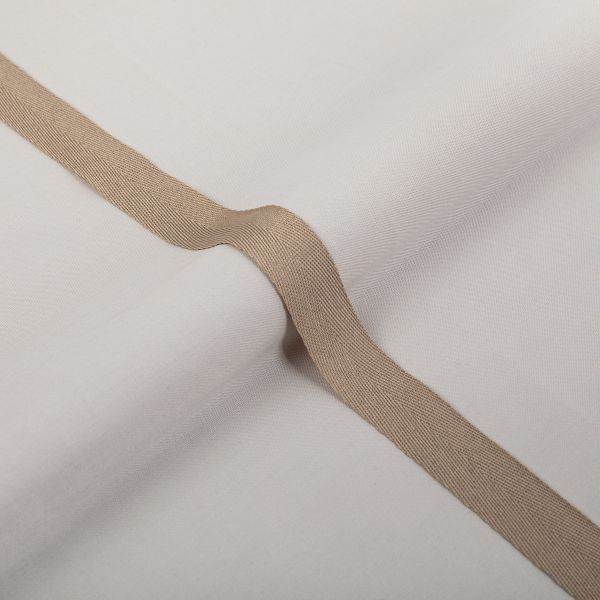 Тесьма (лента) окантовочная 23 мм / 50 метров, 442014 бежевый, Gamma 0с798 (р.9432)