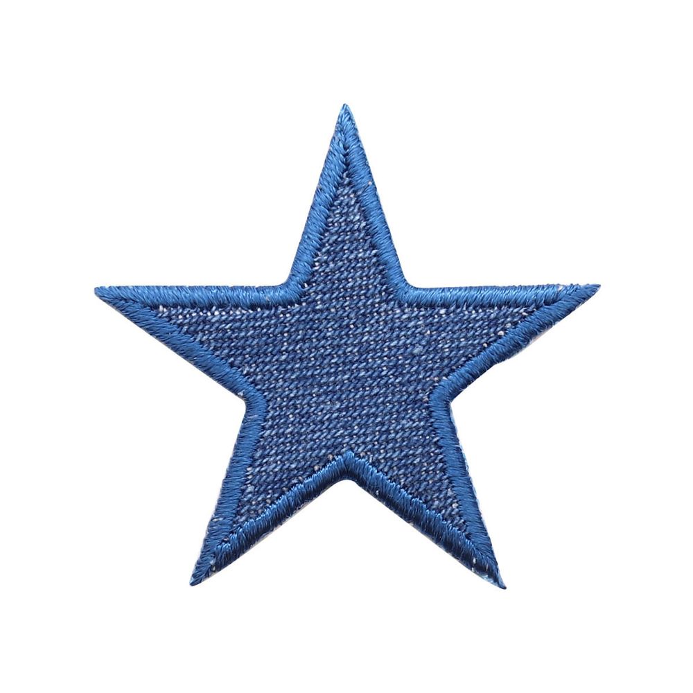 Термоаппликация Звезды джинс.син.сред. 2 шт, Prym