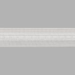 Лента (тесьма) шторная для римских штор (1 ряд петель) 22 мм / 100 метров, прозрачный ТУ, C13M