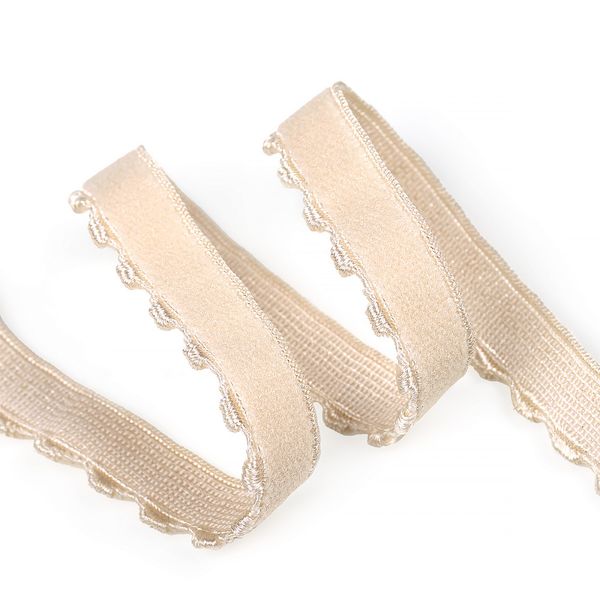 Резинка бельевая (отделочная) 10.0 мм / 10 метров, ЕТ-1, S126 бежевый