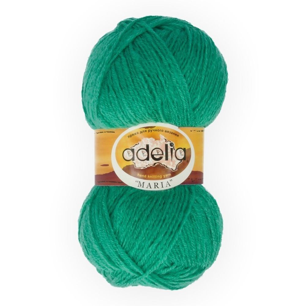 Пряжа ADELIA MARIA 100% акрил, 10 шт, х50 г 227 м ± 10 м, №27 т.зелёный, Adelia MARIA
