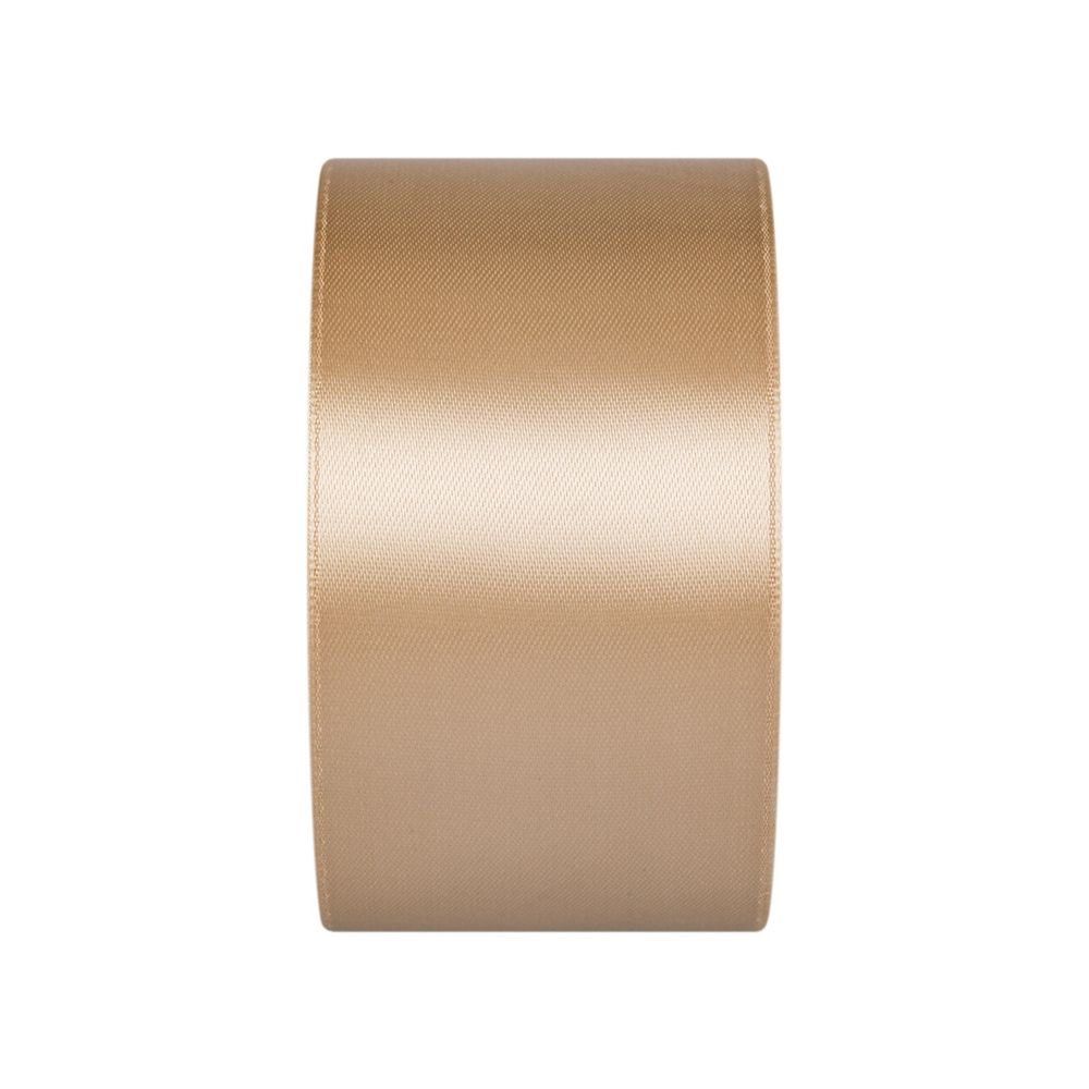 Лента атласная 1-сторонняя 50.0 мм / 33±2 метра, 118 св.бежевый, Gamma