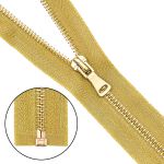 Молния металл Т5 (5 мм) 1 зам., разъем., 70 см, золото, 5 шт