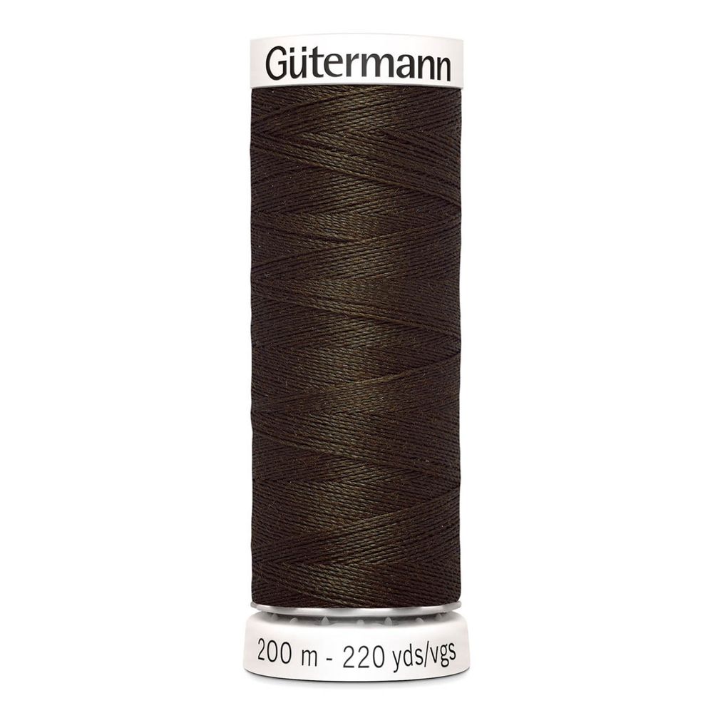 Нитки универсальные Gutermann Sew-all, 200м, 021 серо-коричневый, 1 катушка