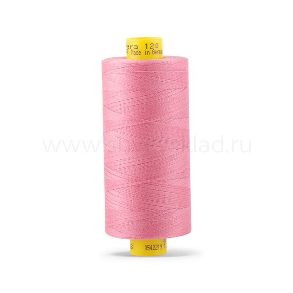 Нитка универсальная Gutermann Mara 120/2, 1000 м, 700207, 663 т.розовый, 1 катушка
