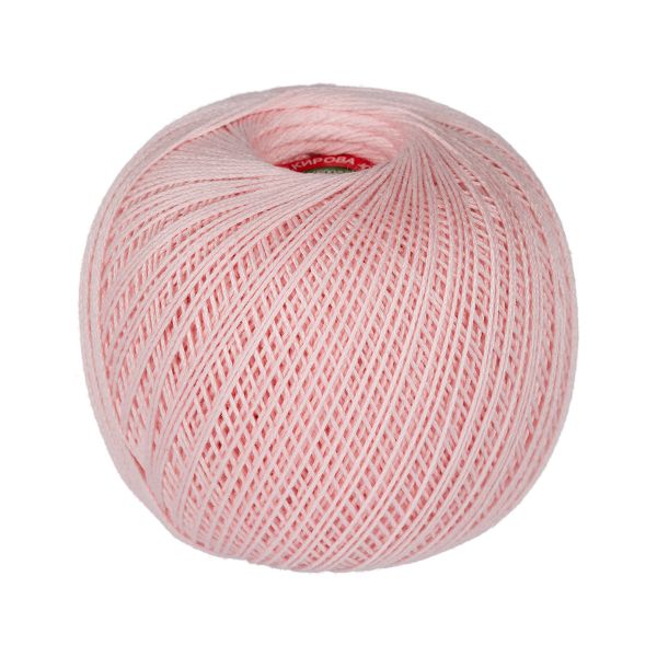 Пряжа ПНК им.Кирова Роза / уп.6 мот. по 50 г, 330м, №1002 (023) св.розовый