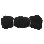 Тесьма отделочная вязаная 17 мм, 10 м, черный