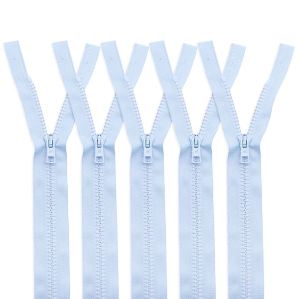 Молния трактор Arta Т6 (6 мм) 1 зам., разъем., 70 см, цв. 104 голубой, уп.5 шт