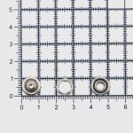 Кнопка рубашечная (джерси) открытая ⌀10.5 мм, ≈144 шт, МЕТАЛЛ, никель, NEW STAR