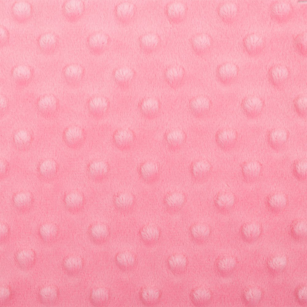 Плюш (ткань) Peppy 02 PEVD 309 г/м², 48х48 см, 32 розовый
