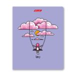 Тетрадь ученическая общая, твин лак, A5+ 40 л. на скобе 65 г/м², белизна 100%, 10 шт, клетка в термоусадочной пленке, 000476 Микс пикс, Светоч 40ТСК5_8_2_1