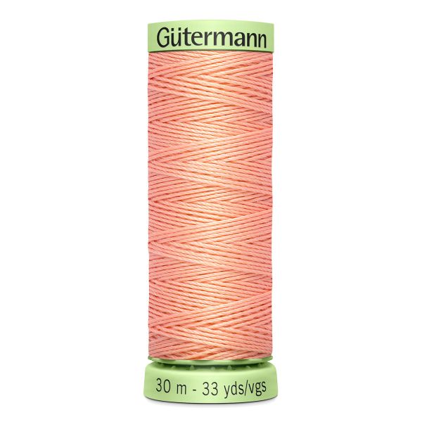 Нитки отделочные Gutermann Top Stitch, 30м, 586 спелый персик, 5 катушек
