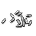 Бусины пластик (жемчуг) 3х6 мм, 15 г, Astra&Craft, J527 темно-серый