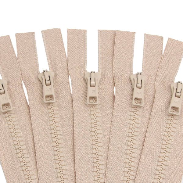 Молния трактор Arta Т6 (6 мм) 1 зам., разъем., 50 см, цв. 105 св.бежевый, уп.5 шт