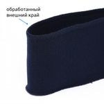 Подвяз (довяз) трикотажный 6.0х80 см, синий, 73096, 520 г/м², 100% п/э, 5 штук