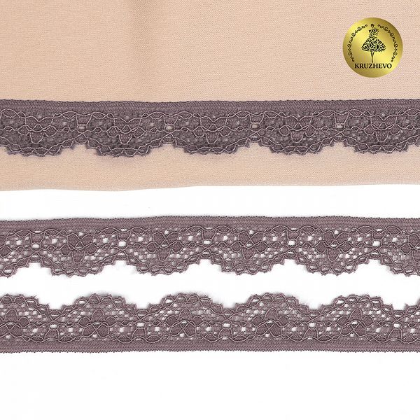 Кружево эластичное (стрейч) 8031 15мм цв.L620 морской туман, 50м, Kruzhevo