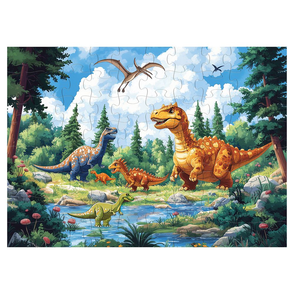 Пазл 80 элементов, PZL-80/02 Долина динозавров, Фрея