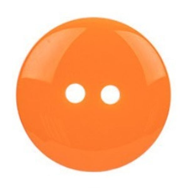 Пуговицы 2 прокола костюмные 23 мм, 12 шт, 158 оранжевый, Blitz DRN 0032