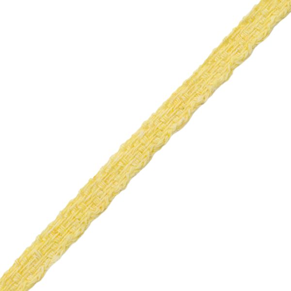 Тесьма (лента) киперная (100 х/б) 5 мм / 25 метров, рис. 9790, 1.4 г/м, желтый, С3865Г17/1