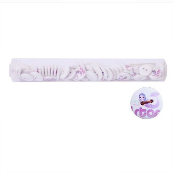 Пуговицы деревянные Мультяшные персонажи 18мм 50 шт, Русалка 2