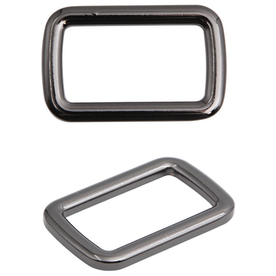 Рамка прямоугольная металл 30 мм /39х25 мм/ чер.никель, ГУ12749, 4 шт