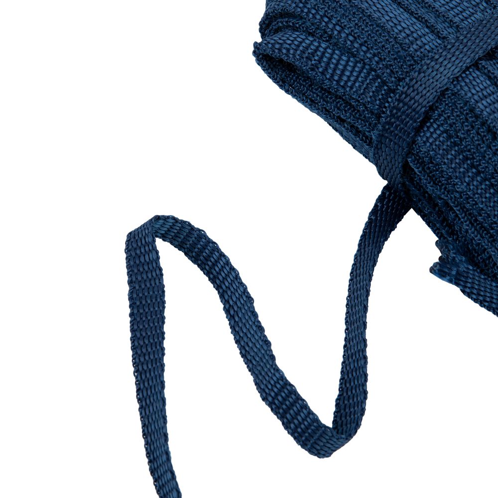 Стропа (ременная лента) 10 мм / 25 метров, толщ. 1.03 мм, [4.7 г/пог.м], 100% п/п, т. синий (кобальт), Gamma С3871Г17