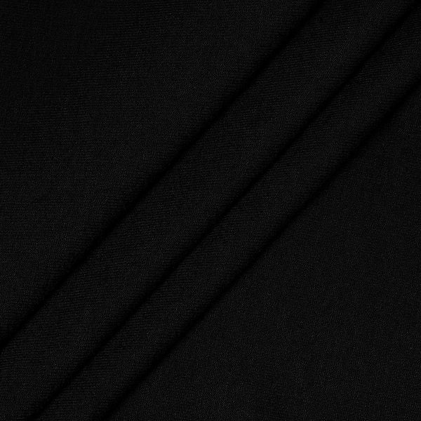 Вискоза трикотажная 240 г/м², 180 см / 1 метр, TBY.023709, черный