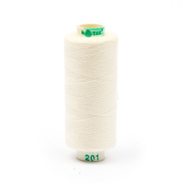 Нитки швейные бытовые Dor Tak 40/2, 366 м / 10 кат., 201 экрю
