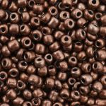 Бисер Astra&Craft 11/0 (2.1 мм), 200 г (10х20 г), цв. М904 коричневый/непрозрачный, матовый