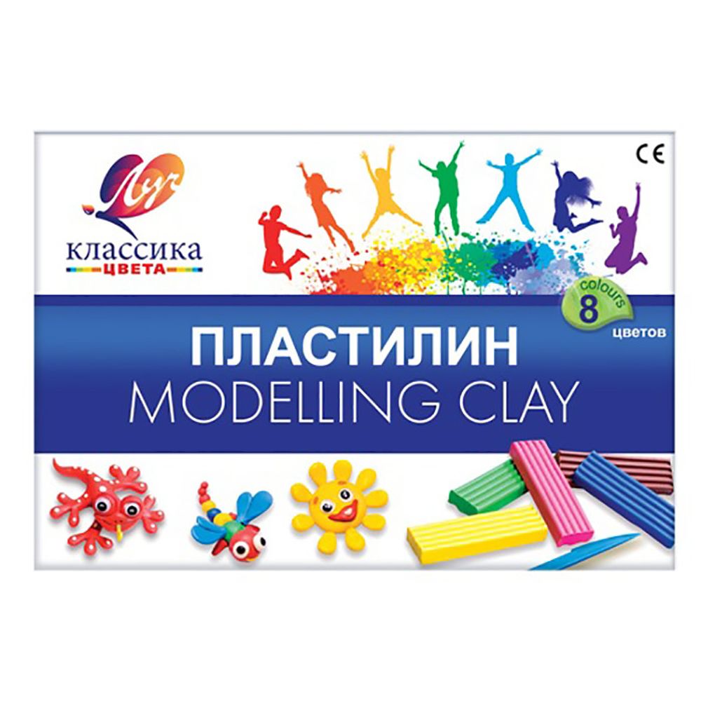 Пластилин Классика 8 цветов, 12С-867-08