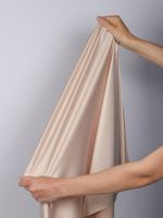 Атлас стрейч для нижнего белья 107 г/м², 125 см / 25 метров, 0180 цв.168 серебристый пион