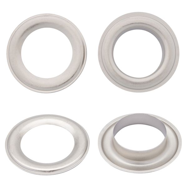 Люверсы металл ⌀20.0 мм (внутр.), цв.металл, серебро BIG, 20 шт, 20-5264/65, BIG