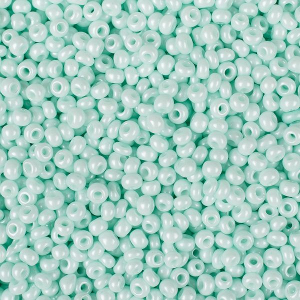 Бисер Preciosa жемчужный, круг.отв, 500г, (16258)331-19001/10/0