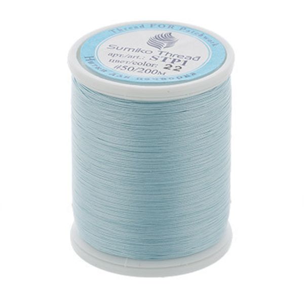 Нитки для пэчворка SumikoThread 200 м, (219 ярд), 22 св.голубой