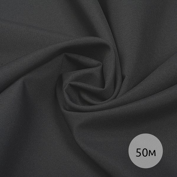 Габардин 150 г/м², 150 см / 50 метров, цв.S301 серый темный