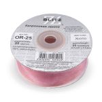 Лента капроновая (органза) 25.0 мм / 22.8±1 метра, 050 бл.розовый, Blitz OR-25