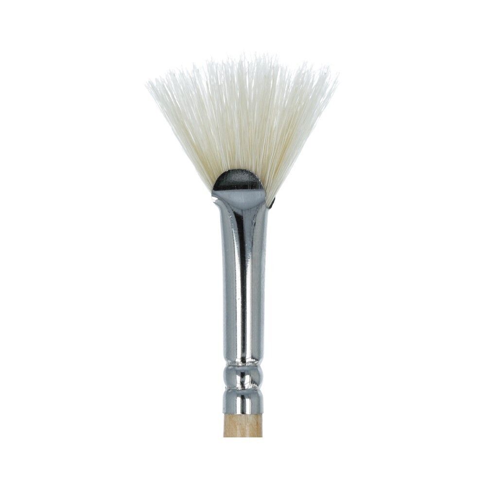 Кисть щетина №04 веерная, 5 шт, короткая ручка, 04, Mr.Painter BBW 132-04