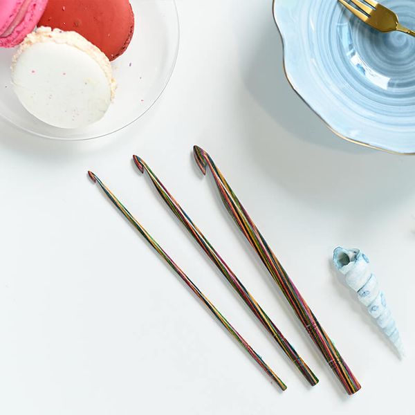 Крючок Knit Pro Symfonie 7 мм, дерево, многоцветный, 20711