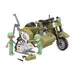 Конструктор пластиковый Мотоцикл 236 элемент, Поделкин PLJ-03