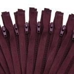 Молния спираль (витая) Т3 (3 мм) 1 зам., разъем., 50 см, 864 т.бордо, 10 шт