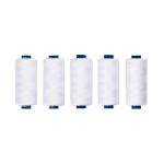 Нитки швейные бытовые Gamma 40/2, 365 м / 5 кат, 001 белый