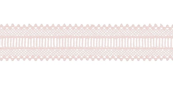 Кружево гипюр (плетёное) 33 мм / 10 м, розовый, Gamma GGM-3301