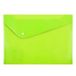 Папка-конверт с кнопкой A4 180 мкм волокно, 20 шт, лайм EC211130021, Expert Complete
