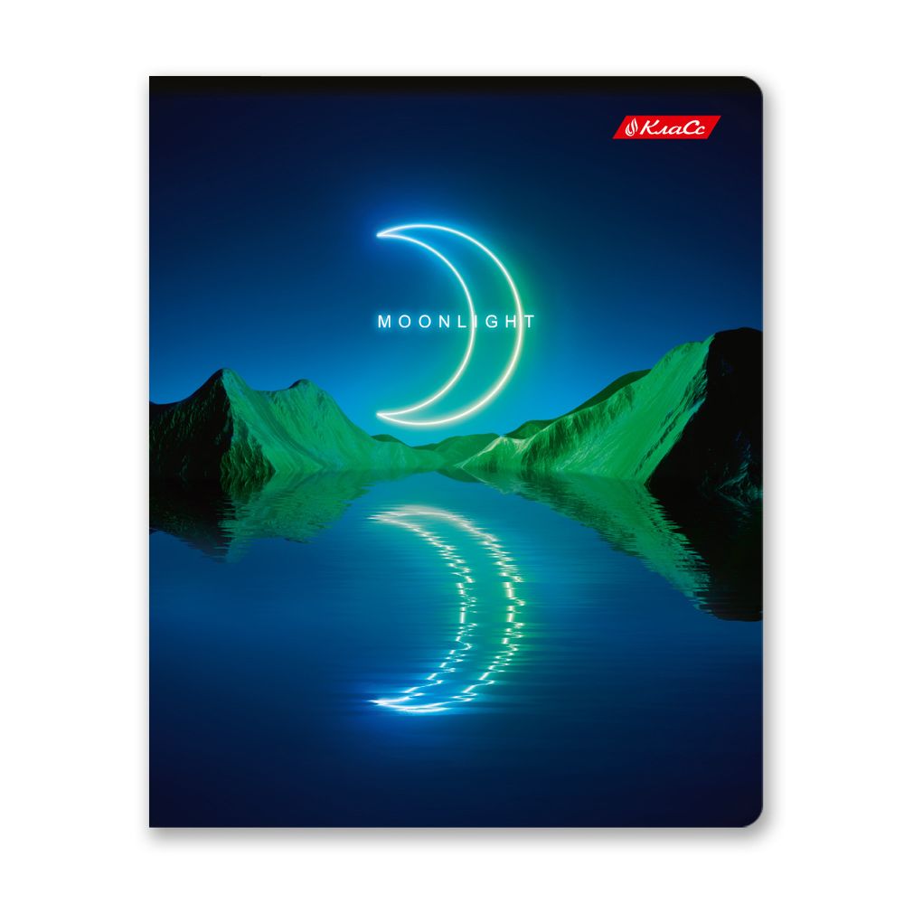 Тетрадь ученическая общая, глянцевая ламинация, A5+ 48 л. на скобе 65 г/м², белизна 100%, 10 шт, линия в термоусадочной пленке, 000763 Энергия цвета, Светоч 48ТЕТл-004