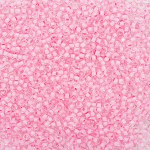 Бисер Preciosa прозрачный, цветной центр 10/0 (2.3 мм), 100 г (5х20 г), цв. 38394