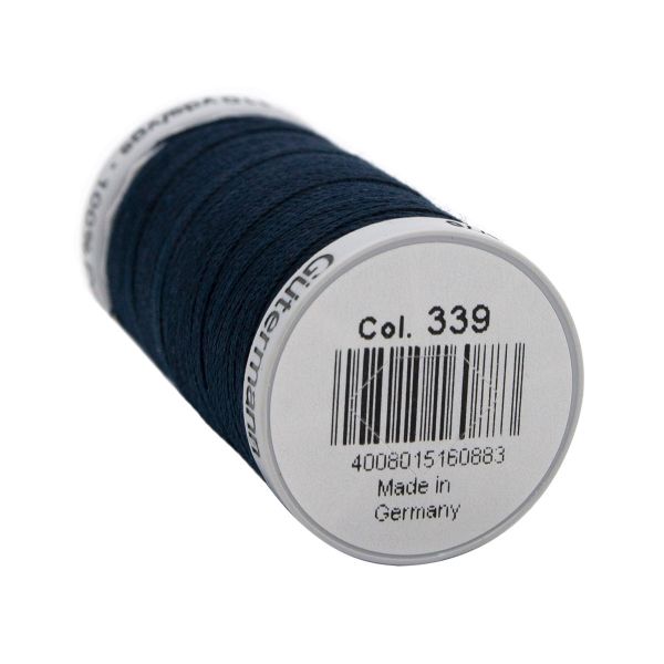 Нитки суперкрепкие Gutermann Extra Strong M782, 100м, 339 т.чернильно-синий, 5 катушек
