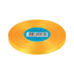 Лента атласная 1-сторонняя 6.0 мм / 33±2 метра, 120 т-желтый, Gamma