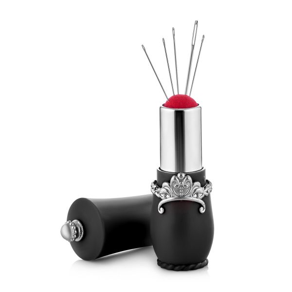 Игольница в футляре с иголками, черная, Hobby&Pro, 15353, 5 упак